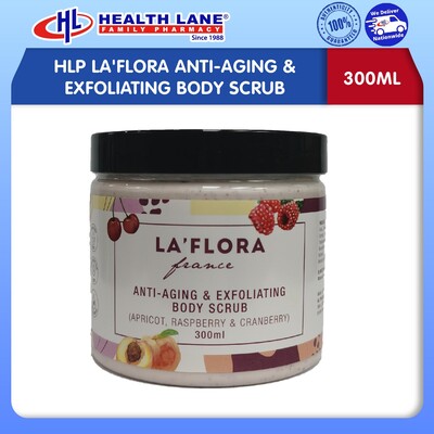 HLP LA'FLORA ANTI-AGING & EXFOLIATING BODY SCRUB (300ML)
